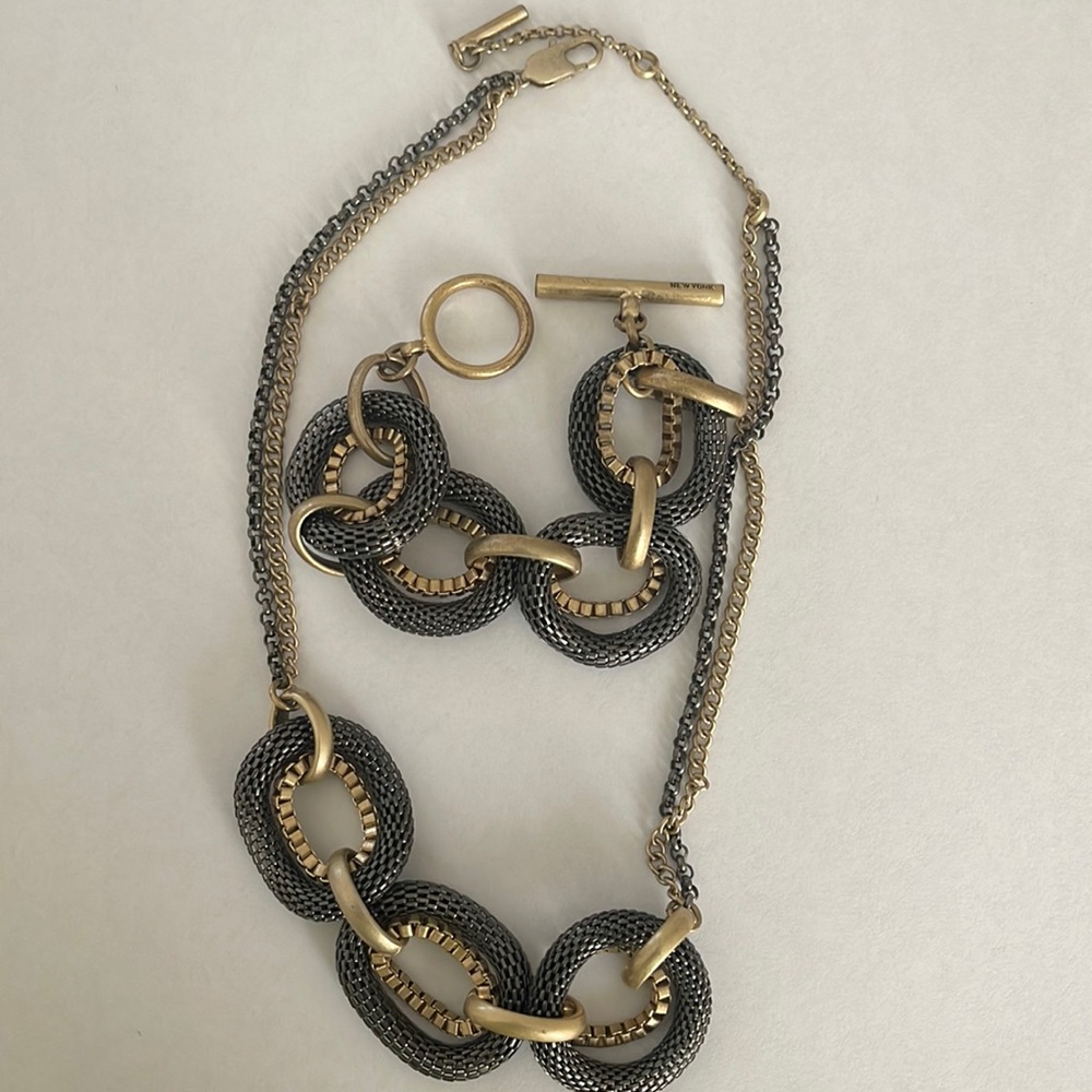 kenneth cole necklace and bracelet set